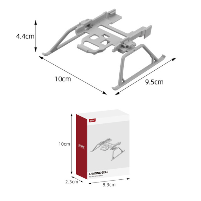 Mini3/3Pro Indoor Outdoor Heightening Tripod Foldable Landing Gear Protective Accessories for the Drone