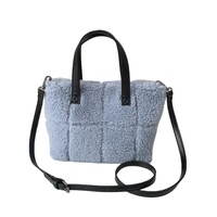 WB229 2025 automne hiver nouveau Design populaire plaine fausse fourrure de vison fourrure sac à bandoulière doux en peluche élégant luxe haute qualité décontracté