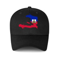 Yongnuoxin — chapeau de Baseball personnalisé, casquette ajustable, 100% coton, motif drapeau Haitian, vente en gros