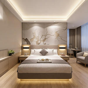 Fabricantes de Muebles para Hoteles, Juego de Muebles de Madera Personalizados para Hoteles, Juego de Dormitorio para Hoteles de 5 Estrellas en Venta - Product Image 2