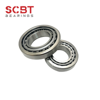 Roulement à rouleaux coniques SCBT en acier chromé 31310, simple rangée, précision P0, diamètre intérieur 50 mm, ouvert, 3000 tr/min, métrique