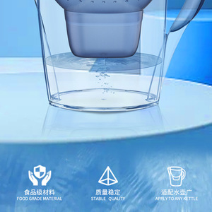 Портативный кувшин-фильтр для питьевой воды объемом 3,5 л с активированным углем из кокосовой скорлупы для домашнего и уличного использования - Product Image 4