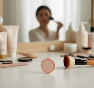 Polvo Compacto Saniye EA003 Mineral Translúcido con Acabado Mate para Todo Tipo de Piel, Polvo Fijador de Maquillaje Facial - Product Image 2