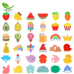 Silikon bentuk khusus untuk mainan Fidget gelembung untuk mainan edukasi usia <span class=keywords><strong>5</strong></span> sampai 7 tahun - Product Image 1
