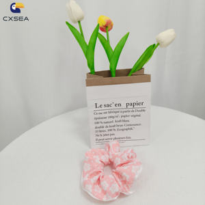 Hoge Kwaliteit Fabriek Levering Meest Populaire Keffiyeh Polyester Bedrukt Haar <span class=keywords><strong>Scrunchies</strong></span> Meisjes Haarband Voor Welkomstgeschenken - Product Image 5