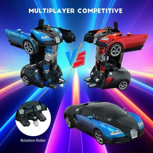 Aijh RC Robot Xe Mát Thay Đổi Hình Dạng Ma Sát Xe Đồ Chơi Một Nút Biến Dạng RC Racing Xe Quà Tặng Trẻ Em - Product Image 4