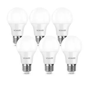 VCAN E27螺旋灯泡60w等效暖白2700K 7.5W 750毫米爱迪生灯泡节能不可调光E27发光二极管灯泡