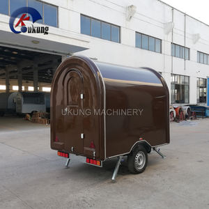 Jujiukung — kiosque de restauration rapide, centre de table mobile <span class=keywords><strong>en</strong></span> fibre de verre, brun brillant et personnalisé, de style rond, de chine - Product Image 6