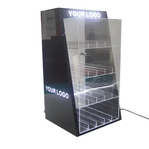 High Quality Custom Acrylic Display Stand With Door And Key