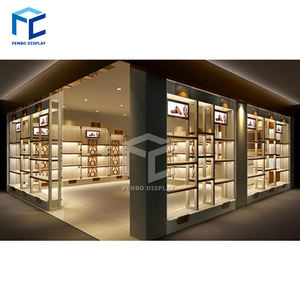 Magasin de chaussures commercial <span class=keywords><strong>vitrine</strong></span> de chaussures de salle d'exposition étagère murale de meubles d'affichage de chaussures de sport à vendre - Product Image 4