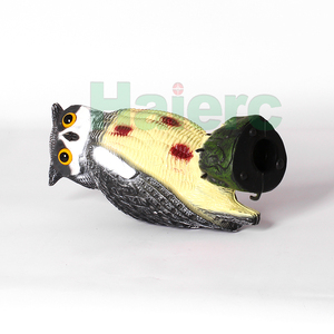 Haierc Effaroucheur d'oiseaux réaliste en plastique, forme Aigle Hibou, pour le contrôle des oiseaux - Product Image 4