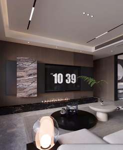 Customized Modular Integrated Woodentv Cabinet for Living Room Whole House <b>Tv</b> <b>Wall</b> Decor - Product Image 1