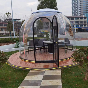 Dôme géodésique haut de gamme pour maison conteneur, tente <span class=keywords><strong>bulle</strong></span> pour resorts de glamping, salle en verre gonflable haut de gamme pour l'éco-tourisme de luxe - Product Image 2