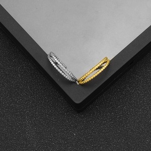 2026 New Fashionable Stainless Steel Hollowed Out Design Geometric <b>Ring</b> Simple Women's <b>Adjustable</b> <b>Rings</b> Wholesale Jewelry - Product Image 4