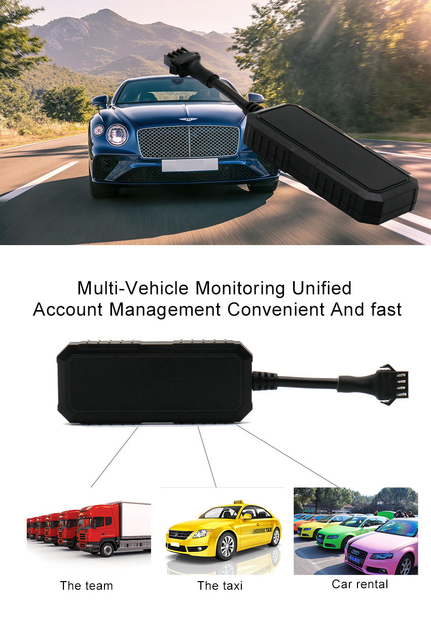 4G LTE Vehicle GPS Tracker Waterproof Wire Car GPS Tracking Device