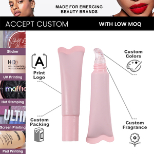 Brillo Labial Personalizado de Marca Privada con Soporte para Llavero para Niñas, Brillo Labial con Logotipo Personalizado - Product Image 5