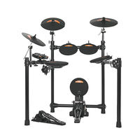 D-X3 EARTHGRACE Batterie électronique professionnelle en fibre de carbone pour adultes, pour les passionnés de musique, idéale pour l'église
