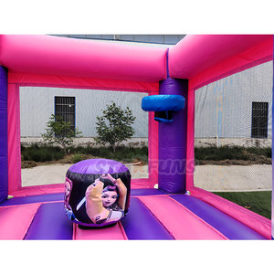 Château gonflable commercial K-<span class=keywords><strong>POP</strong></span> Demon Hunters personnalisable pour fêtes d'enfants en extérieur avec souffleur – Location de château gonflable - Product Image 6