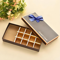 Emballage de boîte de chocolat Lipack Coffrets cadeaux sucrés de luxe avec séparateurs