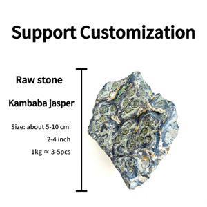 Oferta por tiempo limitado, cristal Natural de alta calidad, energía Reiki, Kambaba, <span class=keywords><strong>jaspe</strong></span>, trozos de piedra en bruto para regalo DIY - Product Image 3