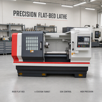 Torno Horizontal CNC CK6136, Centro de Torneado, Control GSK, Husillo Único, Alta Resistencia, Automático, Precio Competitivo