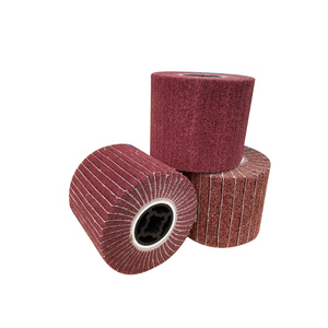 Roues à lamelles pour machine à polir le métal haute dureté, rouleaux de polissage OEM, diamètre 120 mm, épaisseur 100 mm - Product Image 5