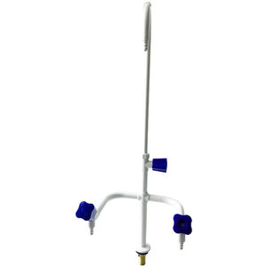 Laboratorio de China y uso médico Manguera de drenaje de doble cabezal Montaje en cubierta grifo trigeminy botella de lavado de ojos Boquilla DE MESA triplete - Product Image 1