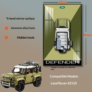 Compatible avec les modèles de voitures de course McLaren F1, cadre photo en plastique ABS, fixation murale pour 911, Bugatti, Lamborghini, Land Rover - Product Image 4