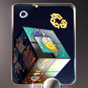 Juguete <span class=keywords><strong>de</strong></span> Rompecabezas Geométrico Magnético Transformable, Diseño Educativo para Aliviar el Estrés, <span class=keywords><strong>Cubo</strong></span> Infinito <span class=keywords><strong>3D</strong></span> para Niños y Adultos - Product Image 3