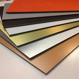 Hot Sale Haltbarkeit Alucobond 4mm ACP Aluminium bürste Composite Solid Panel Dekorative Wand verkleidung