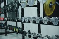 Ensemble d'haltères de musculation MNS FITNESS 2,5-100 kg, haltères à tête ronde électro-plaqués, fonte chromée