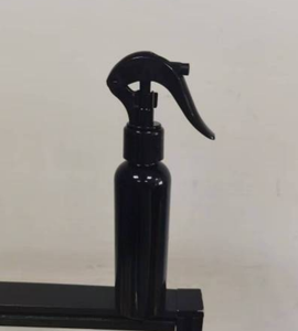 Trigger <b>Mist</b> Sprayer Empty Refillable Amber White Black PET Round Plastic Liquid Spray <b>Bottle</b> - Product Image 5