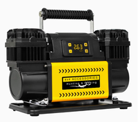 Double Cylindres Robuste 300L/min Voitures 150 PSI Pompe À Air Portable 12v Compresseur D'air De Voiture Gonfleur De Pneu Portable