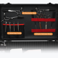 Valise de barbier professionnelle en alliage d'aluminium, valise de voyage pour barbier, boîtes de transport portables