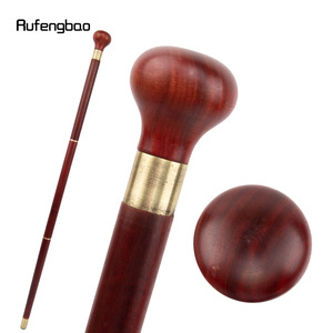 ไม้เท้าลายเสือดาว ด้ามไม้สีแดงสามท่อน สำหรับเดินกลางแจ้ง - Product Image 1