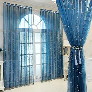 Light Luxury French Luxury Curtain Embroidery Curtain Model Room Curtain