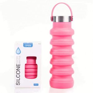Botella de Agua Plegable de Silicona para Adultos, para Deportes y Actividades, Vaso Plegable - Product Image 1