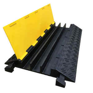 Protezione per Cavi in Gomma e Plastica Resistente con 1 Canale per 1 Cavo Altezza 20-120mm Lunghezza 500-1000mm - Product Image 4