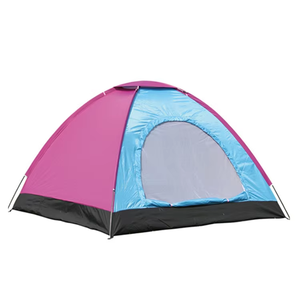 Tente manuelle imperméable en polyester monocouche pour plusieurs personnes, trois saisons, une chambre, pour le voyage en plein air, l'alpinisme et le camping - Product Image 3