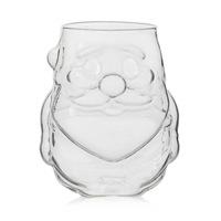 Kerstmisvormige beker van hoog borosilicaatglas, hittebestendig, voor cadeau, café, huisdecoratie