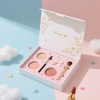 Emballage FSC de luxe avec logo personnalisé, boîte à papier avec insert en EVA pour pinceau à sourcils et maquillage