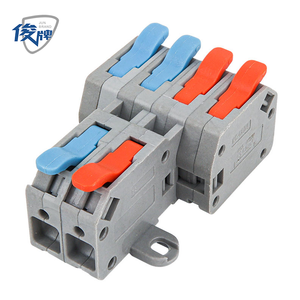 21 Seri 2/3/4/5/8 mur tuas kompak Port 28-12AWG konektor kawat cepat Push-in tembaga padat 400V - Product Image 2