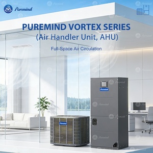 Puremind ชุดจัดการอากาศ R454B AHU 2Ton <span class=keywords><strong>24000</strong></span> <span class=keywords><strong>BTU</strong></span> เครื่องปรับอากาศท่อสไตล์อเมริกันสำหรับที่อยู่อาศัยส่วนกลาง AC - Product Image 2