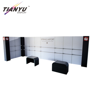 9x3 L hình triển lãm gian hàng hộp đèn led may mặc cửa hàng Backlit thương mại cho thấy gian hàng hiển thị quần áo - Product Image 2