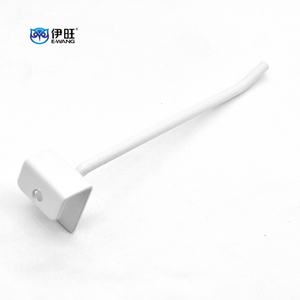 Crochets d'affichage EWANG pour panneaux rainurés, crochets métalliques pour tubes carrés, crochets de suspension pour présentoirs de supermarché - Product Image 2