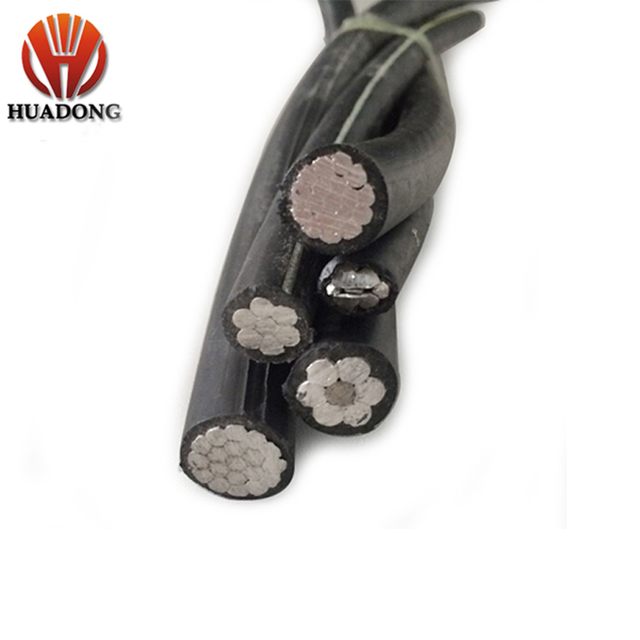 Jiaozuo Huadong Manufacture NFC 33-209 Standard 3 4 Core 50mm XLPE Insulation Black Sheath Aerial Bundled Cable