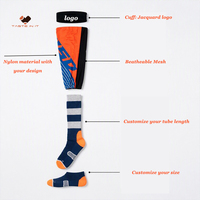 Calze Professionali Personalizzate per Motocross, Marca di Punta per Enduro e Downhill MTB, Logo Personalizzato all'Ingrosso
