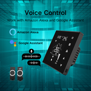 <span class=keywords><strong>Thermostat</strong></span> de chambre intelligent Tuya Wifi programmable pour unités de ventilo-convecteur <span class=keywords><strong>Thermostat</strong></span> avec 2/4 tuyaux 3 fonctions de minuterie de vitesse de ventilateur - Product Image 3