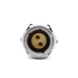 Connecteur mâle 4 broches droit FGG 00 304 en aluminium et laiton, étanche IP68 pour l'automobile, avec collet de serrage pour déviation - Product Image 5