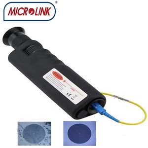 <span class=keywords><strong>Microscope</strong></span> d'inspection à fibre optique portable à grossissement 400X 200X Interfaces d'adaptateur 1.25/2.5mm Support PON Applications FTTX - Product Image 5